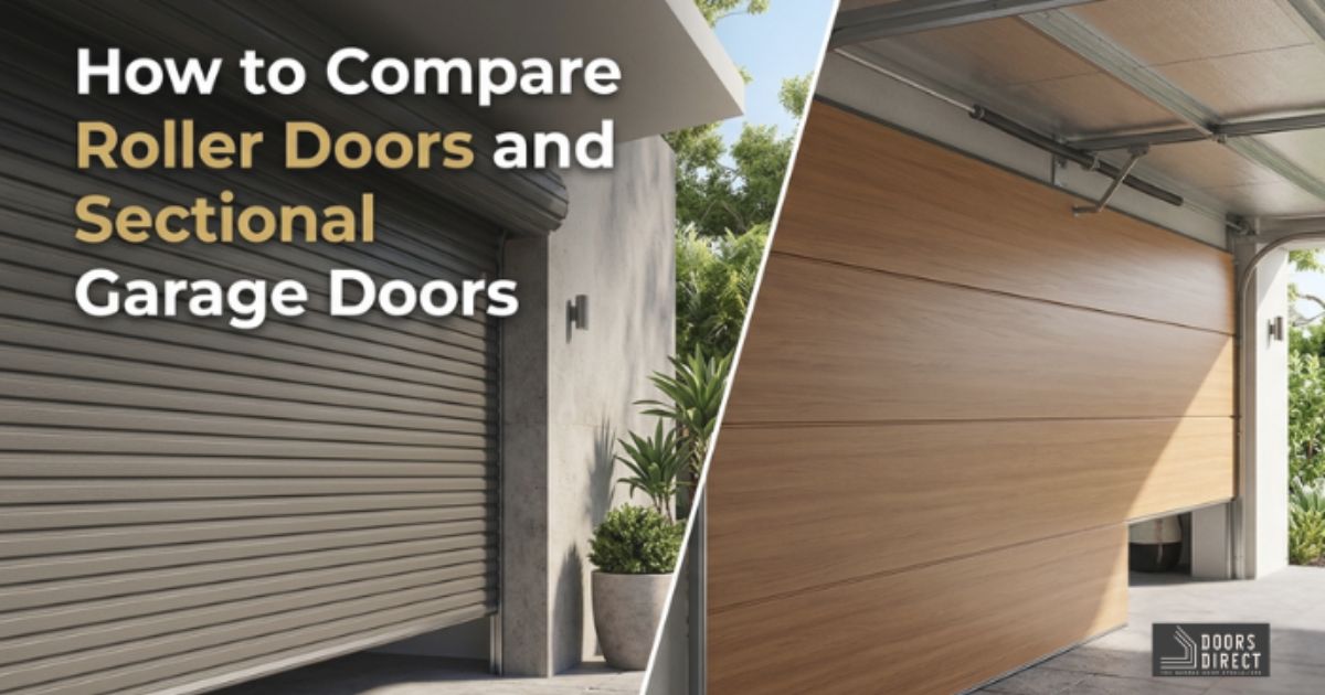 Compare Roller Doors and Sectional Garage Doors